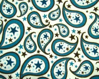 Riley Blake Blue Paisley Perfect For Any Project Amazing Look- 1 Yard