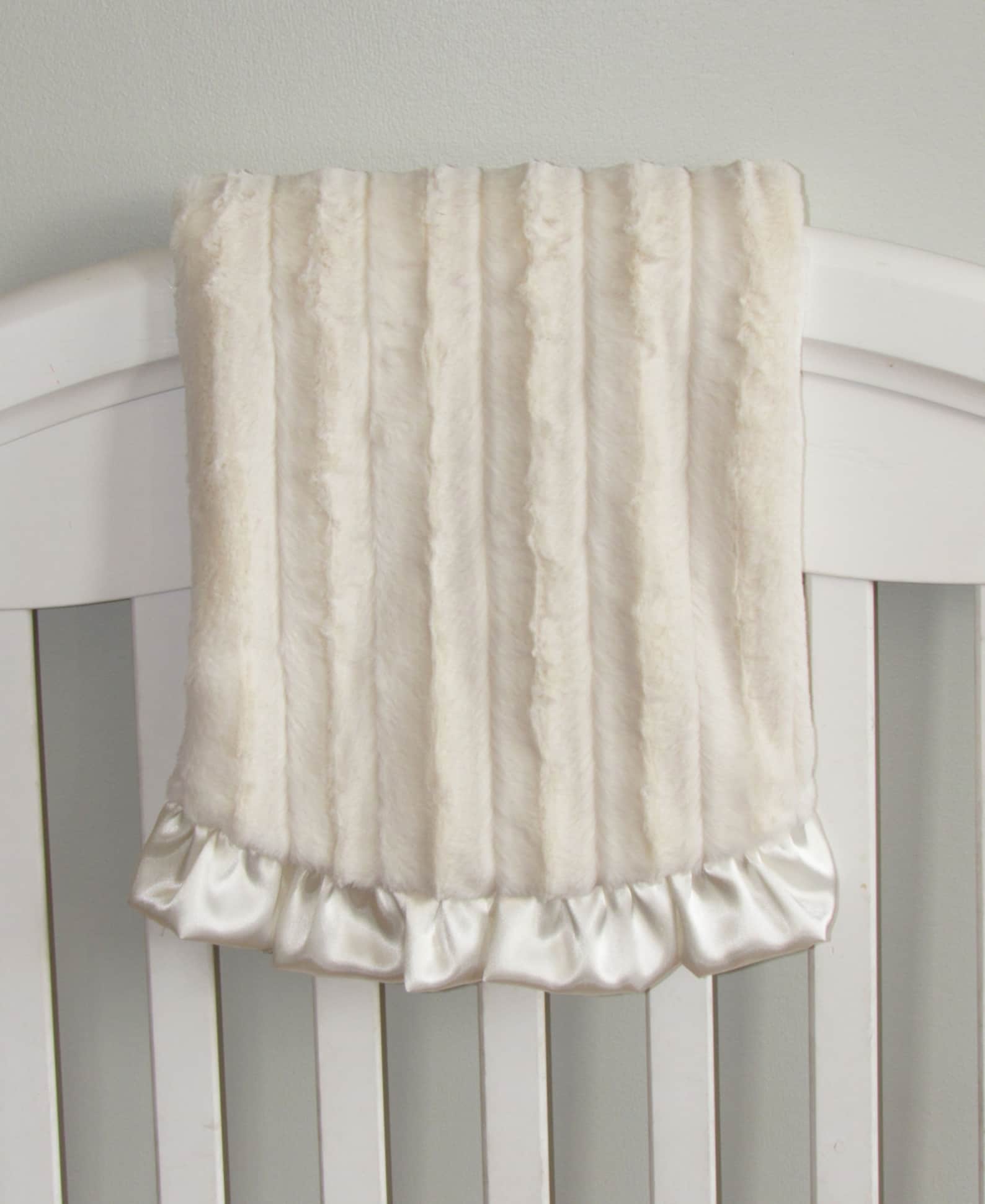 Custom Baby Blanket Soft White Baby Blanket Blanket Etsy