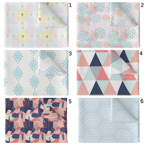 Coral Bedding, Tropical Baby Bedding, Coral Nursery Bedding, Palm Tree Decor, Spring Flowers Decor, Tropical Nursery Decor, Spring Decor