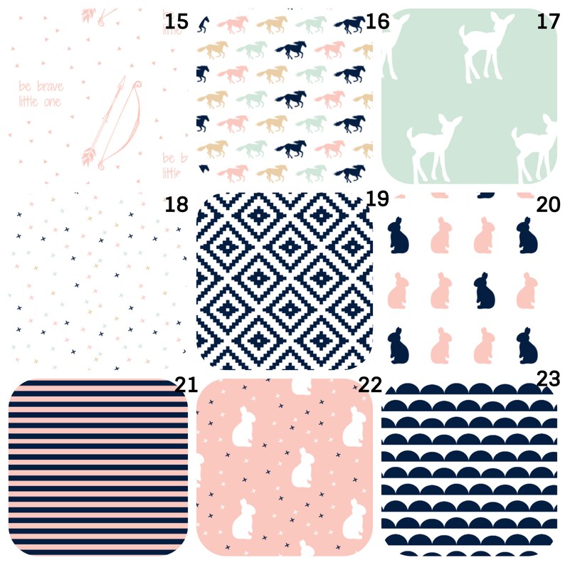 Crib Bedding Stokke Sheets Round Crib Sheet Fawn Crib Etsy