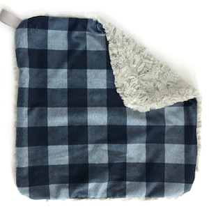 Buffalo Plaid Blanket, Security Blanket, lovey, New Mom, Newborn Gift, Baby Boy Nursery, Baby Boy Blanket, Baby Room, Buffalo plaid lovey