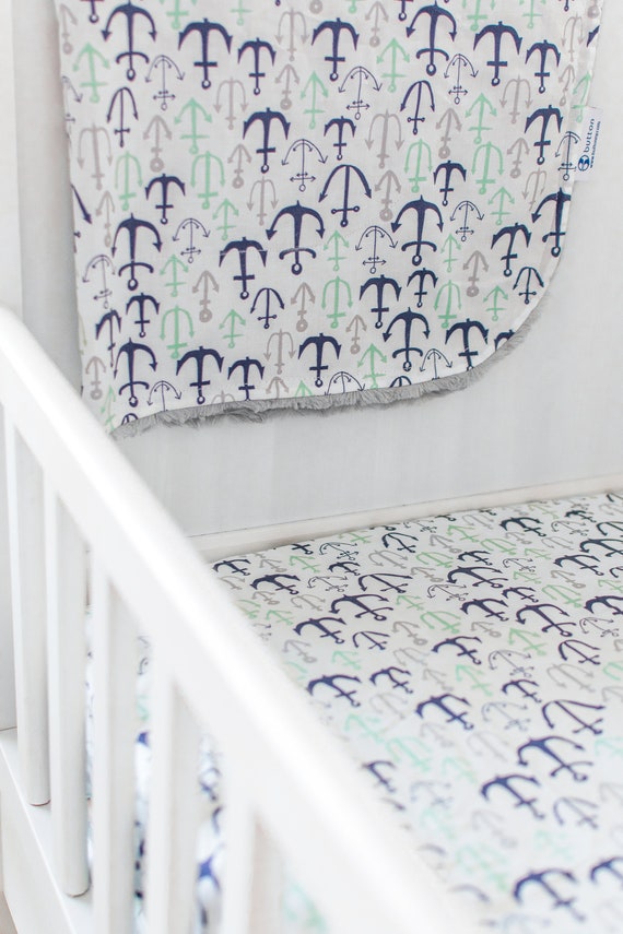 crib sheet and blanket set