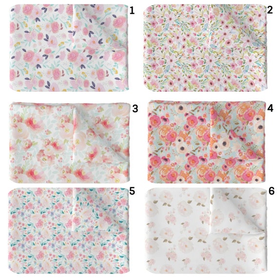 Floral Baby Bedding Floral Crib Bedding Floral Nursery Etsy