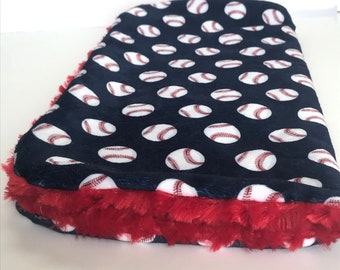 minky cuddle blanket, baseball  blanket, minky blankie, baseball nursery, baby blankie, modern blanket, new baby gift, boy nursery