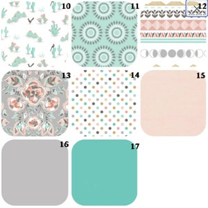 round crib sheet, stokke sleepi, watercolor sheet, baby girl sheets, 4moms sheet image 2