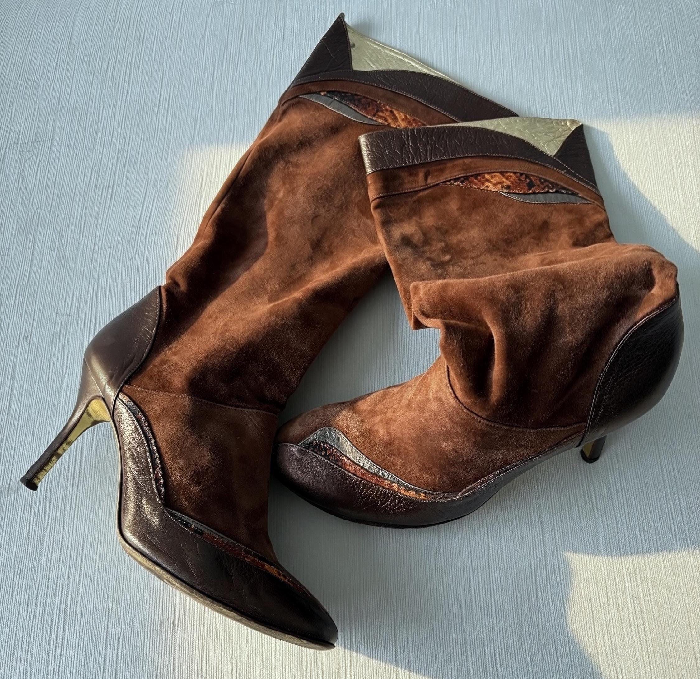 Dolce Gabbana Vintage Boots - Etsy