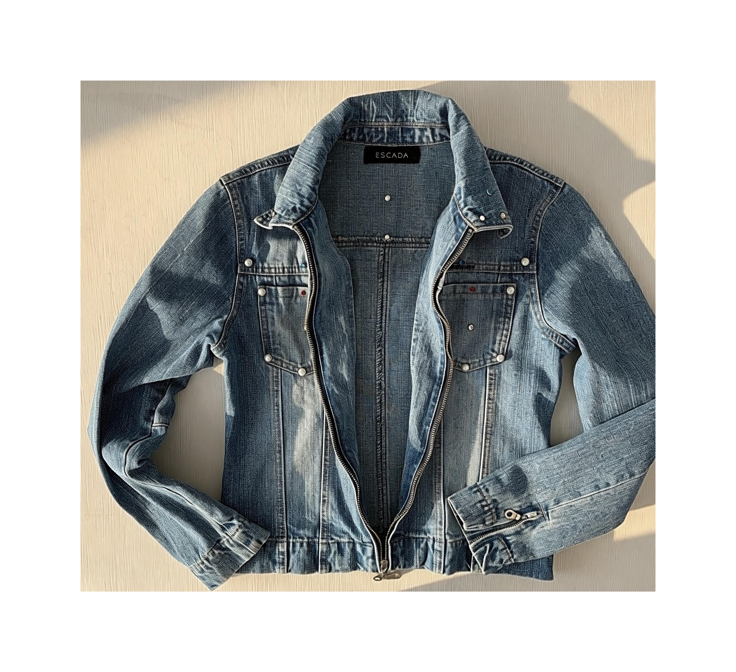Escada denim jacket - Etsy 日本
