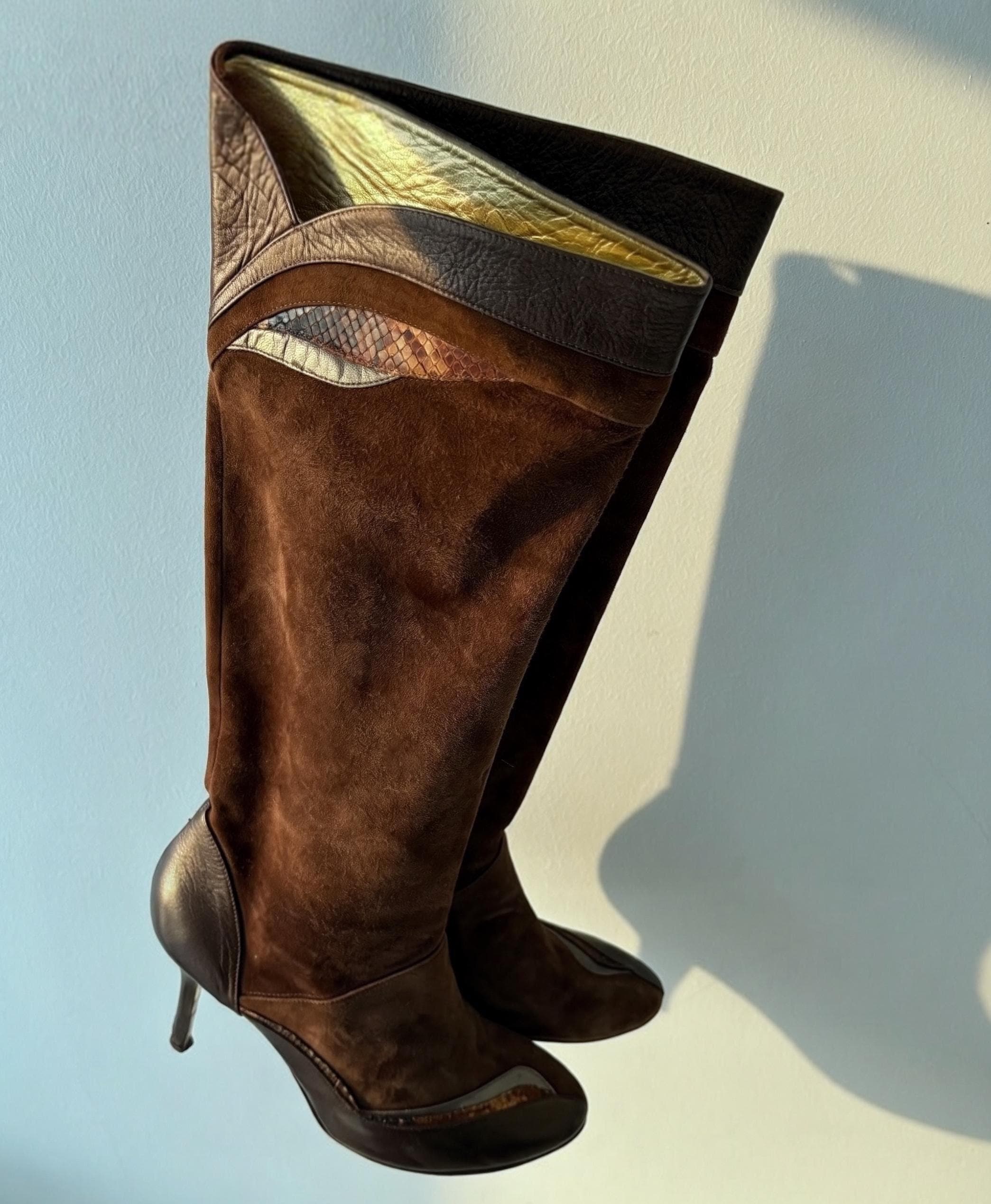 Vintage Dolce and Gabbana Boots - Etsy
