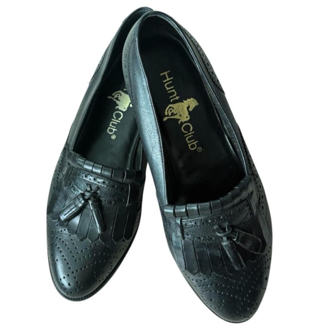 Hunt Club Ralph Lauren US 9.5 Black Brown Leather Tassel Loafers Preppy Hunt Club | Shoes | Hunt Club Mens Size Us 95 M Black Brown  main image 4