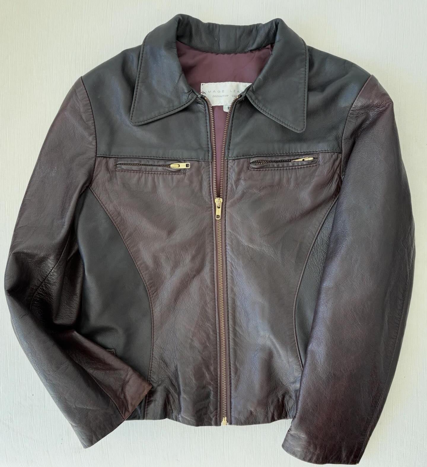Early 2000s Leather Jacket - Etsy