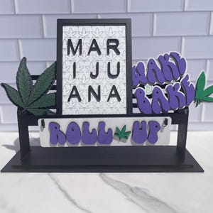 420/Marijuana/Weed/Pot Decor for Interchangeable Shelf