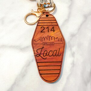 Dallas Motel Style Keychains