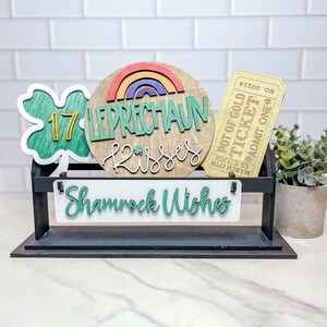 Decoração do Dia de São Patrício para Prateleira Intercambiável