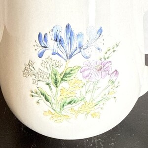 Flower Vase Or Creamer Thomson Pottery Floral Garden 1 Cup Pitcher Home Decor