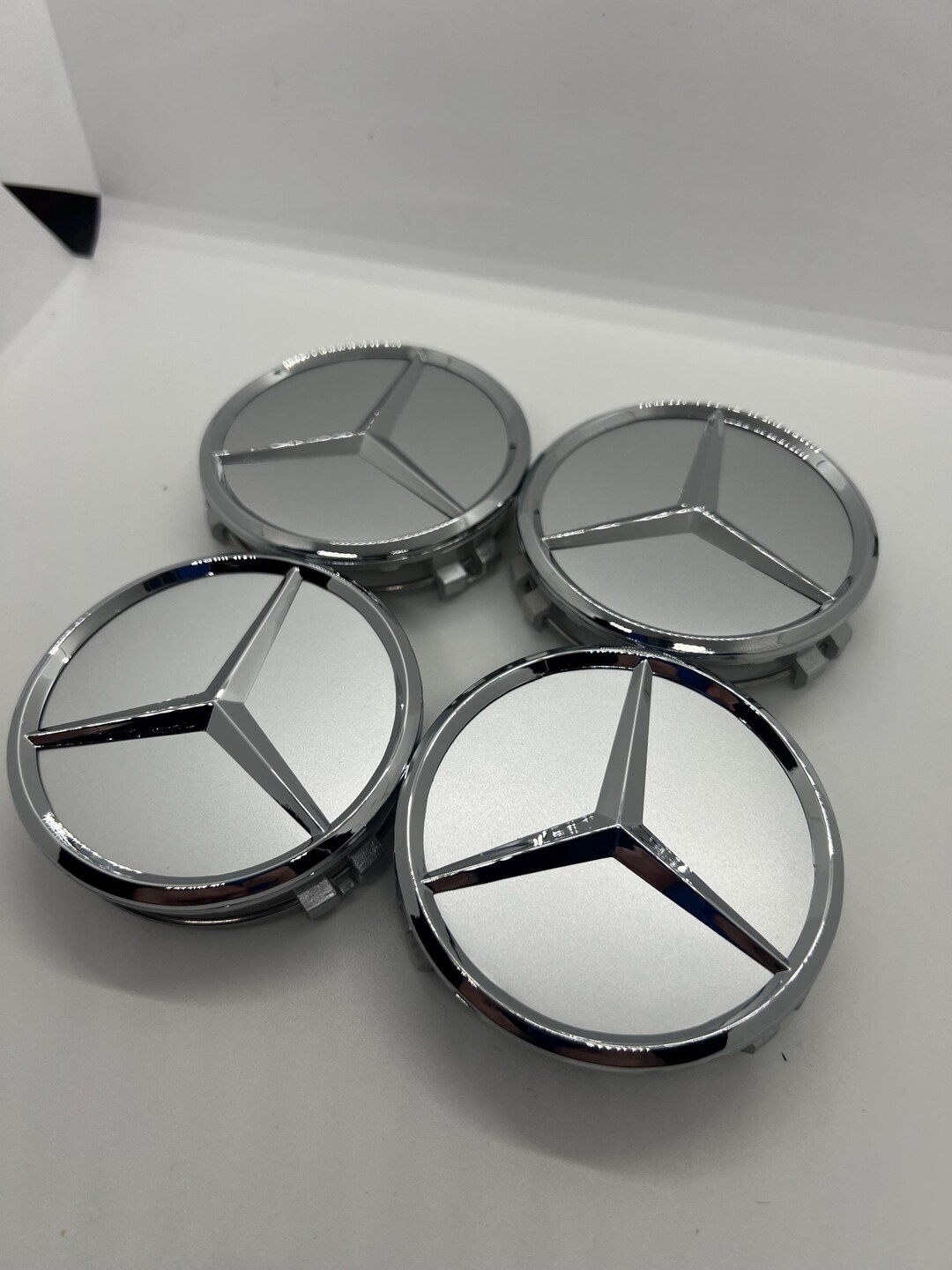 75mm Silver Chrome Mercedes Wheel Center Cap Replacment, Set of 4 - Etsy