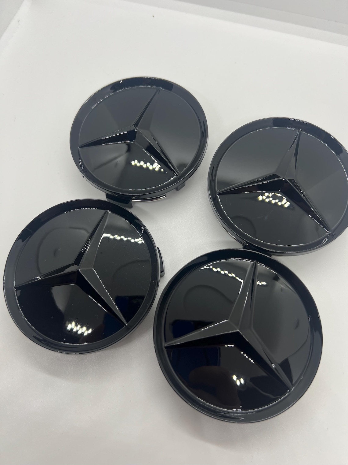 75mm Glossy Black Mercedes Wheel Center Cap Replacment Set of 4 - Etsy
