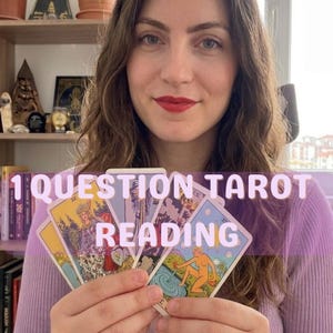 1 Question Tarot Reading: Love, Career, Psychic Insight (Same Day)