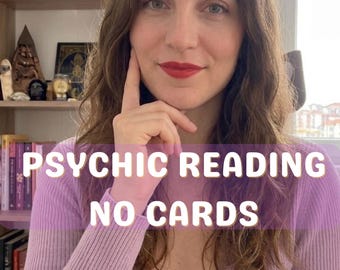 Intuitive Psychic Reading: Honest Guidance, Love, No Tools Clairvoyant Session