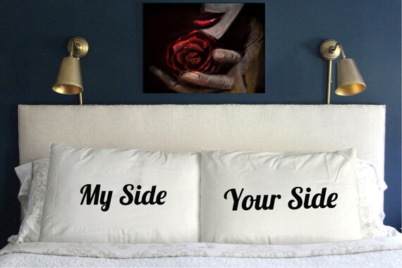 Your Side My Side Pillow Case Arrow Design Funny Gift Etsy