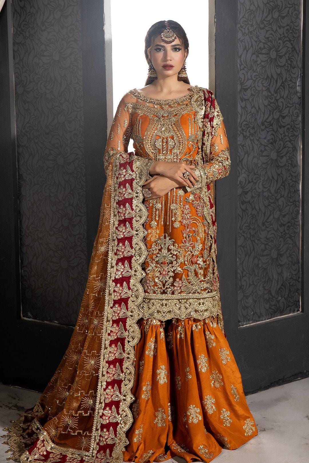 orange and green mehndi dress Harriton M500 Men's Easy Blend Long-Sleeve Twill Shirt with Stain-Release main image 1
