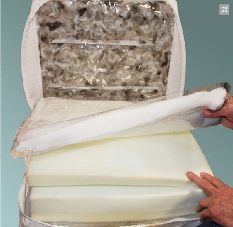 Spring Down Replacement Cushions Custom made to fit your Etsy