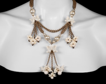 Snake Vertebrae Trifari Necklace - Kana