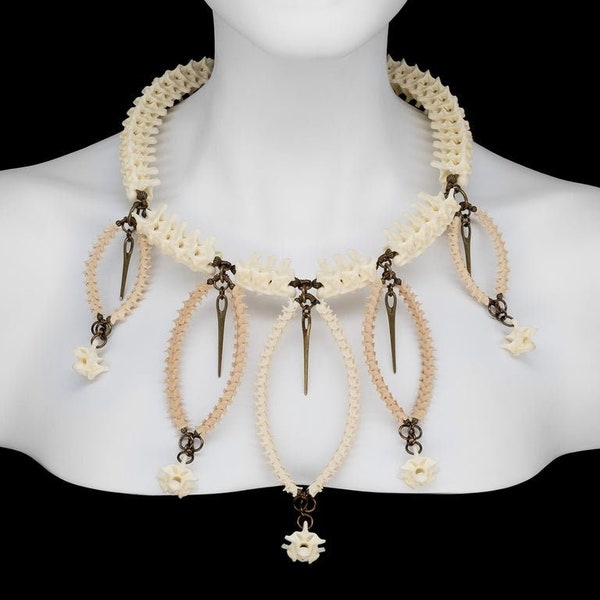 Snake Vertebrae Necklace - Risa