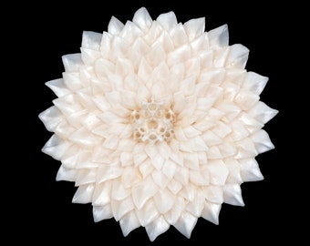Gar Scale Floral Sculpture - Ariel