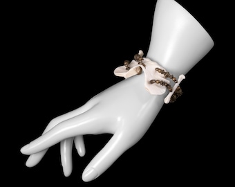 Vertebrae and Foot Bone Bracelet - Ami