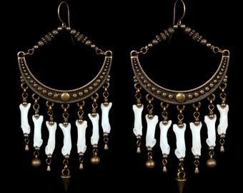 Toe Bone Earrings - Risha