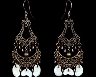 Bone Earrings - Evita