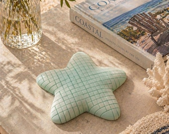 Juguete antiestrés con forma de estrella de mar articulada, decoración oceánica flexible, mascota de bolsillo pequeña impresa en 3D