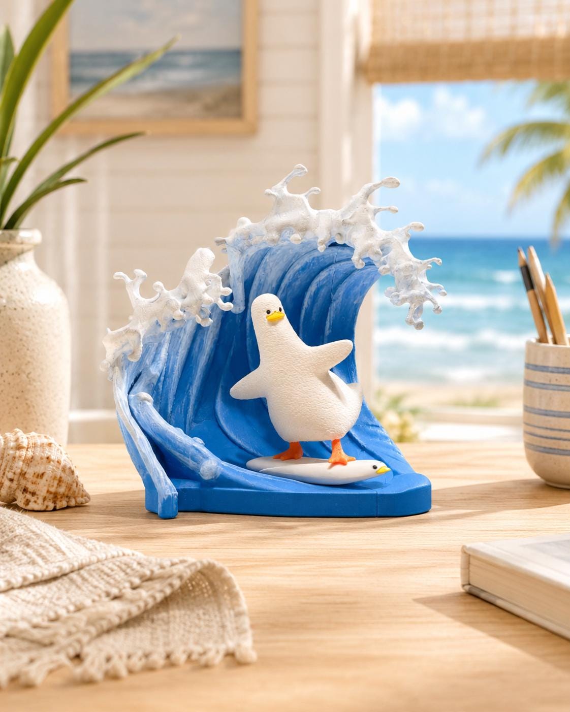 Surfing figurine - Etsy 日本