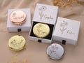 Personalized Bridesmaid Mini Makeup Mirror, Birthday Gift For Her, Engraved Pocket Mirror, Gifts for Bridesmaid Proposal, Bridal Party Gifts product logo