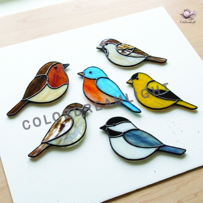 Staind Glass Vector Drawings of Stained Glass - Etsy
