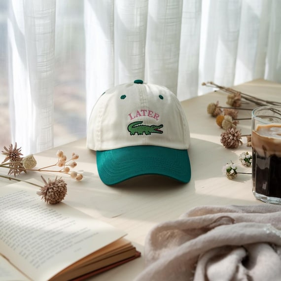 Later Gator Embroidered Baseball Cap, Funny Sarcastic Hat