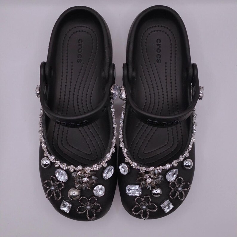 Crystal Ballerina Ballet Crocs - Etsy