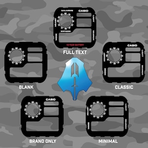 Mission Mods - Anpassad Casio AE1200 Hydro Blackout digitalklocka “Paratrooper” (Royale) bild 5