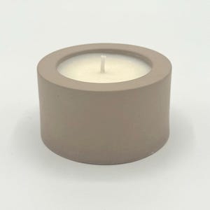 Handcrafted Concrete Candle – Perfect for Events and Favors
