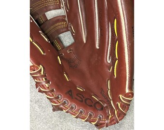 Vintage ASCO FG-220 Wurfhandschuh für Rechtshänder, Snap Flex