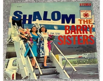 Shalom Barry Sisters Roulette R25157 1962 Álbum de vinilo LP en yiddish hebreo