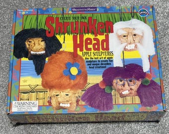 Mach dir deine eigenen Schrumpfköpfe mit Äpfeln von Shure! Vintage 2002 Ultra Rare NEU