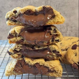 Cookie Nutella Chocolate Chip Premium Soft Gourmet Handmade Best ingredients