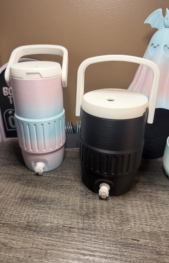 Custom Mini Drink Cooler Koozie | Igloo Cooler Inspired Water Jug | Desk Cup Holder