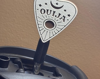 Ouija Planchette Straw Topper