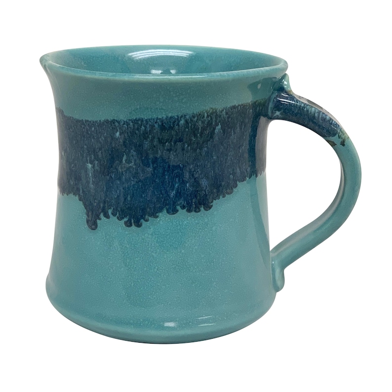 Handmade Ceramic Mug - Medium Size Raging Rapids