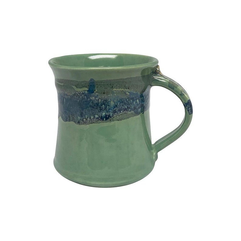 Handmade Ceramic Mug - Medium Size Misty Green
