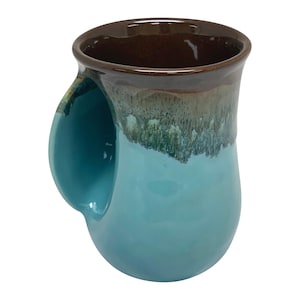 Handwarmer Tea/coffee Ceramic Mug - Left Hand