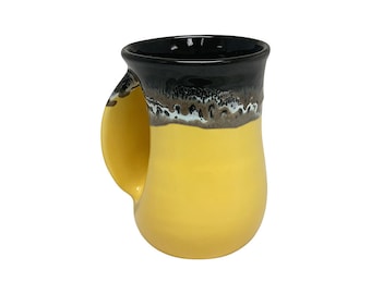 Handwarmer Tea/coffee Ceramic Mug - Left Hand