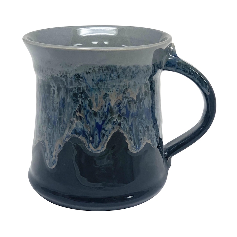 Handmade Ceramic Mug - Medium Size Stormy Night